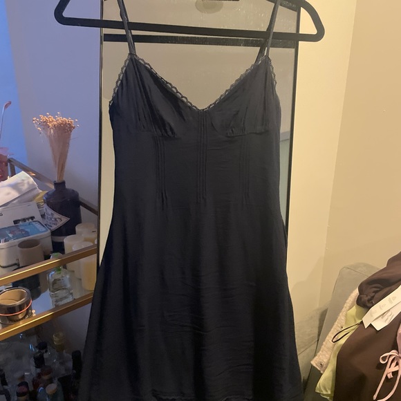 Aritzia Navy Mini Dress - Picture 2 of 3